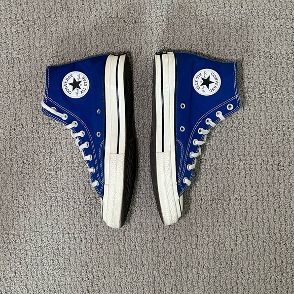 SOLD Converse Blue Chuck 70 High Top Sneakers - Picture 3 of 8
